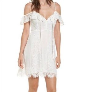 Lush - Ivory Lace Dress